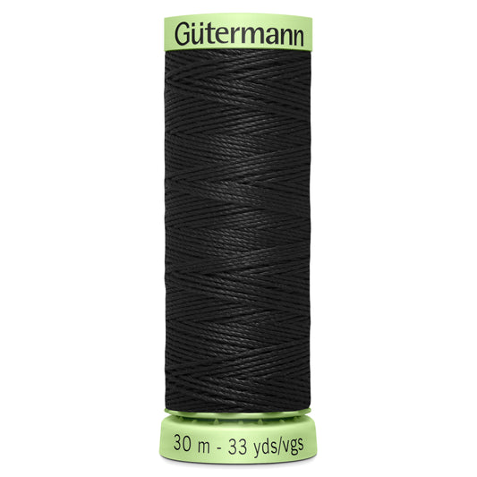 Gutermann Top Stitch Thread  Black 30m