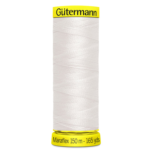 Gutermann Maraflex Elastic Sewing Thread 111 Ivory 150m