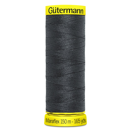 Gutermann Maraflex Elastic Sewing Thread 36 Dark Grey 150m