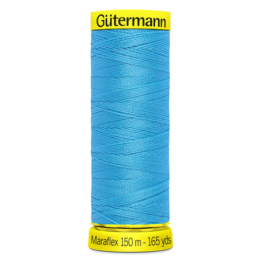 Gutermann Maraflex Elastic Sewing Thread 5396 Turquoise  150m