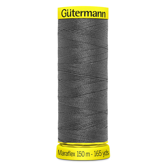 Gutermann Maraflex Elastic Sewing Thread 702 Steel Grey 150m