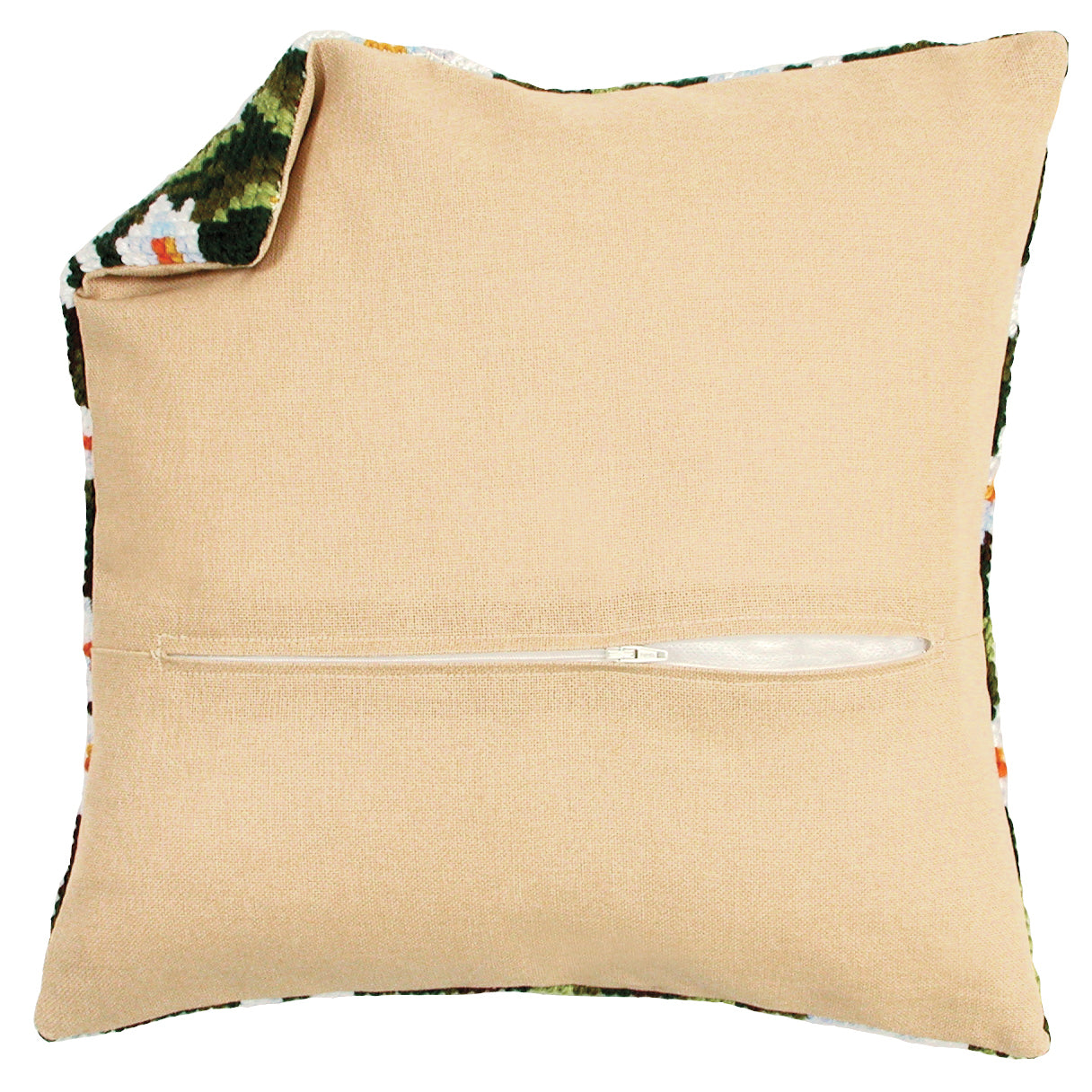 Cushion Back With Zipper  45 x 45cm (18" x18") - Ecru  PN-0164979