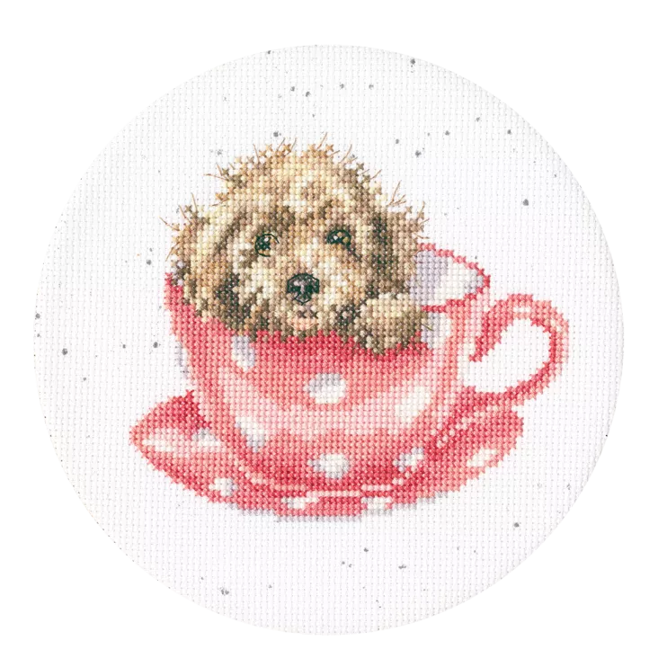 Teacup Pup - Bothy Threads Cross Stitch Kit XHD119P