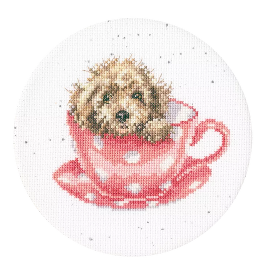 Teacup Pup - Bothy Threads Cross Stitch Kit XHD119P