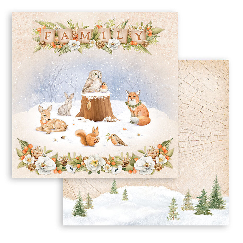 Stamperia Winter Valley 12x12 Inch Paper Pack (SBBL139)