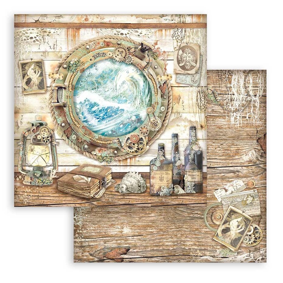 Stamperia Songs of the Sea 12x12 Inch Paper Pack (SBBL141)