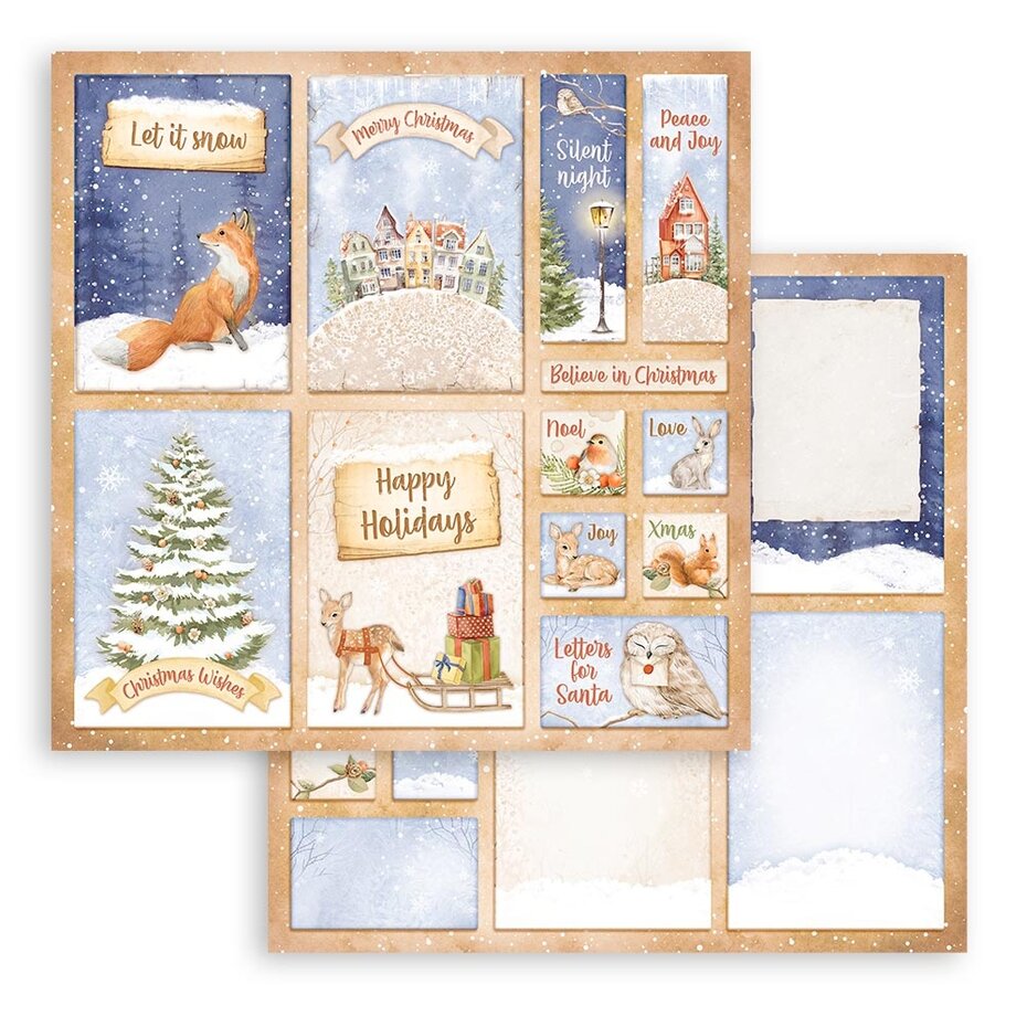 Stamperia Winter Valley 12x12 Inch Paper Pack (SBBL139)