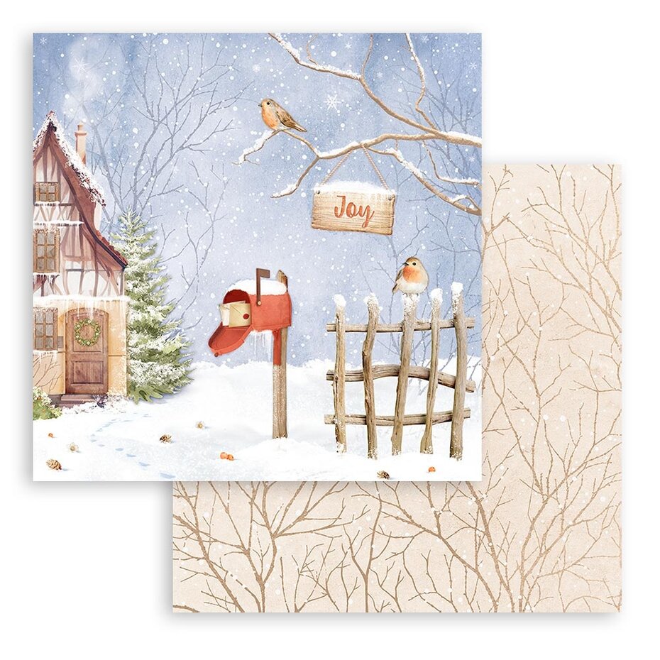 Stamperia Winter Valley 12x12 Inch Paper Pack (SBBL139)