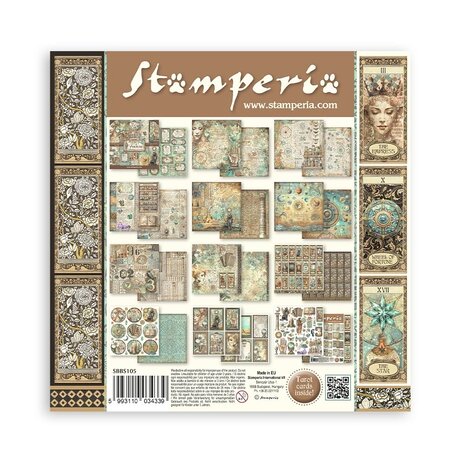 Stamperia Fortune 8x8 Inch Paper Pack (SBBS105)