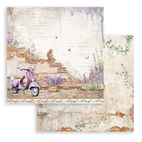 Stamperia Lavender 8x8 Inch Paper Pack (SBBS108)