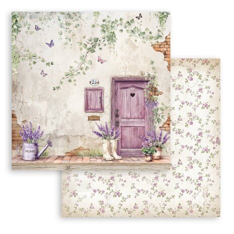 Stamperia Lavender 8x8 Inch Paper Pack (SBBS108)