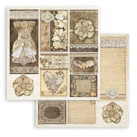 Stamperia Old Lace 8x8 Inch Paper Pack (SBBS116)