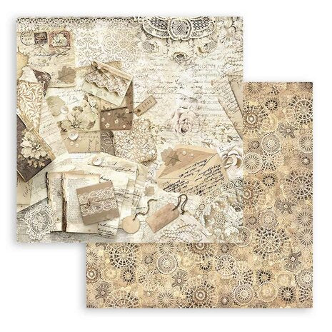 Stamperia Old Lace 8x8 Inch Paper Pack (SBBS116)