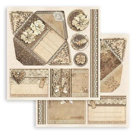 Stamperia Old Lace 8x8 Inch Paper Pack (SBBS116)