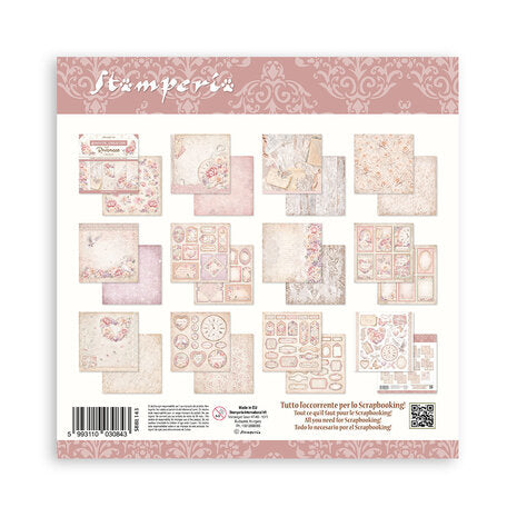 Stamperia Romance Forever 12x12 Inch Paper Pack (SBBL146)