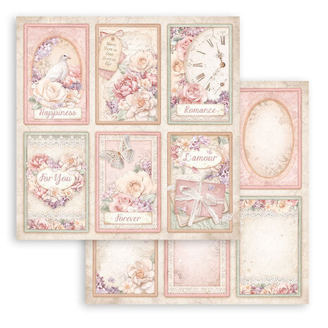 Stamperia Romance Forever 12x12 Inch Paper Pack (SBBL146)