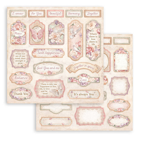 Stamperia Romance Forever 12x12 Inch Paper Pack (SBBL146)