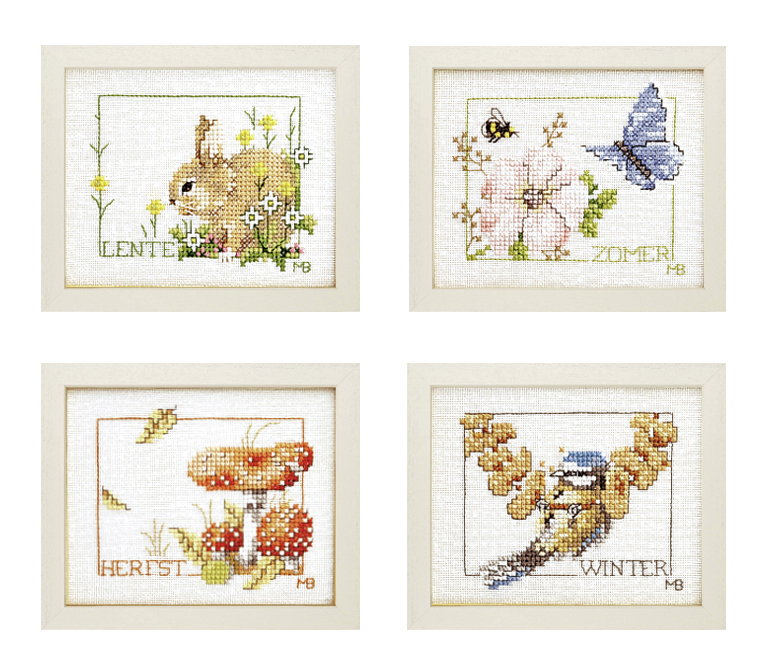 Four Seasons - Lanarte Cross Stitch Kit PN-0007953