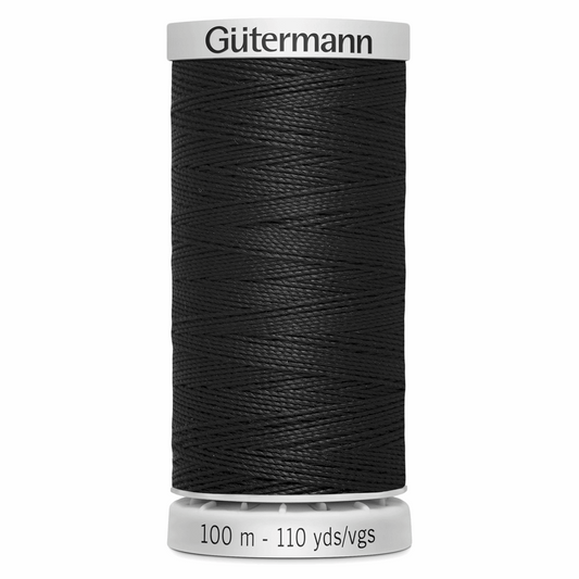 Gutermann Extra Strong -Upholstery Thread 000 Black 100m