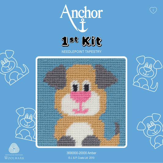 Amber Dog  -  Anchor 1st Tapestry Kit 3690000\20000