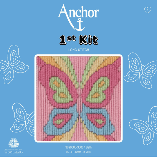 Beth - Butterfly - Anchor 1st Embroidery Kit 3690000\30007