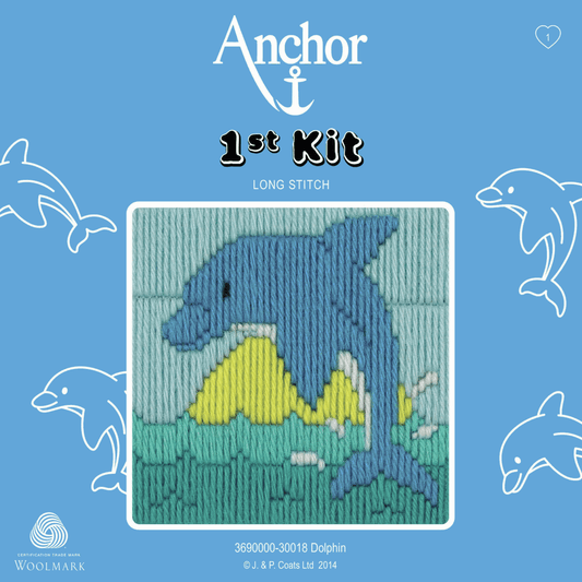 Dolphin - Butterfly - Anchor 1st Embroidery Kit 3690000\30018