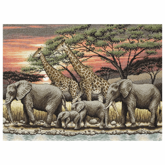 African Sunset - Anchor Maia Cross Stitch Kit 5678000\1026