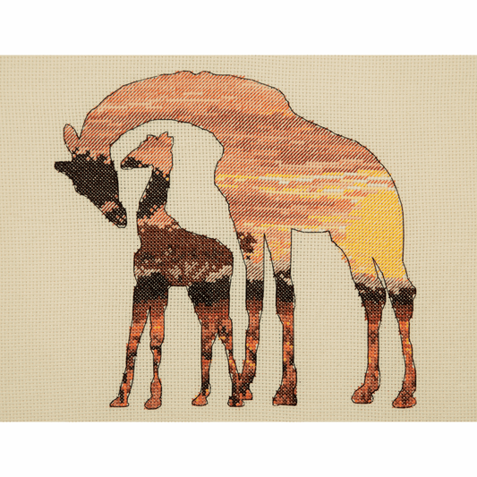 Giraffes Silhouette - Anchor Maia Cross Stitch Kit 5678000\5042