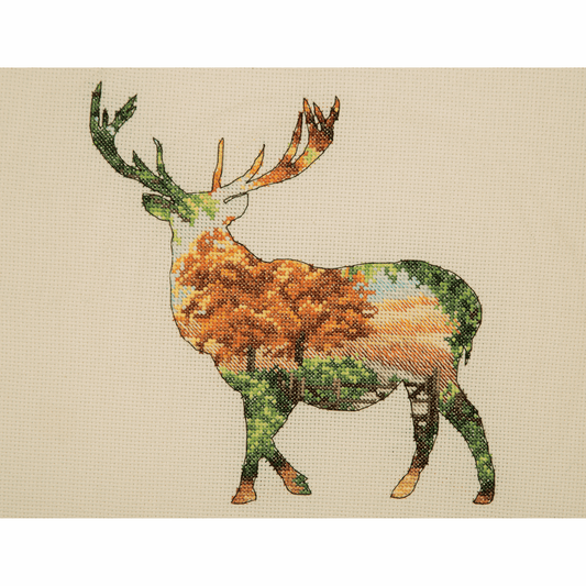 Stag Silhouette - Anchor Maia Cross Stitch Kit 5678000\5043