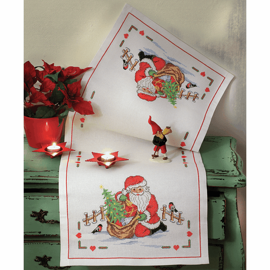 Santa Claus Runner - Anchor Cross Stitch Kit 9240000\2507