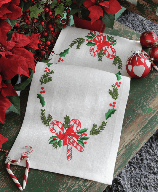 Christmas Candy Runner - Anchor Embroidery Kit 9240000\3530