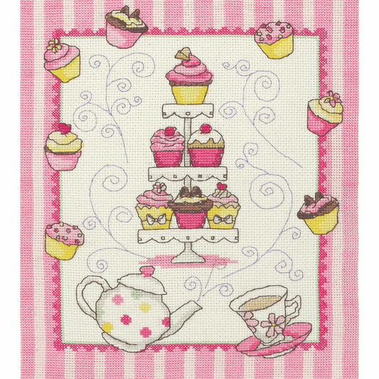 Cupcake Sampler - Anchor Cross Stitch Kit ACS44