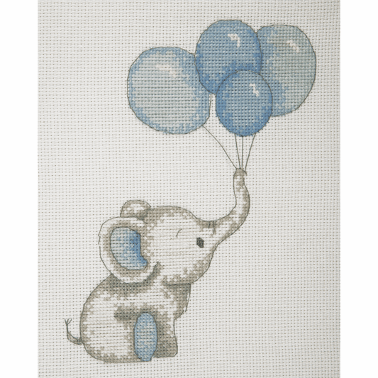 Boy Balloons  Baby Set -  Anchor Counted Cross Stitch Kit AK31