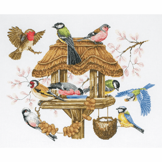 Premier Bird Table - Anchor Cross Stitch Kit APC942