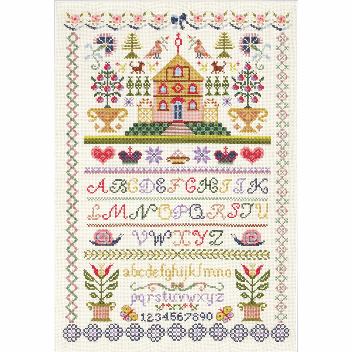 Traditional Sampler - Anchor Cross Stitch Kit CC74027