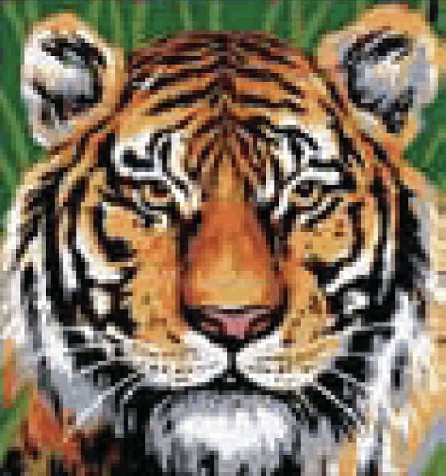 Tiger - Collection d'Art Tapestry Kit CD4008K