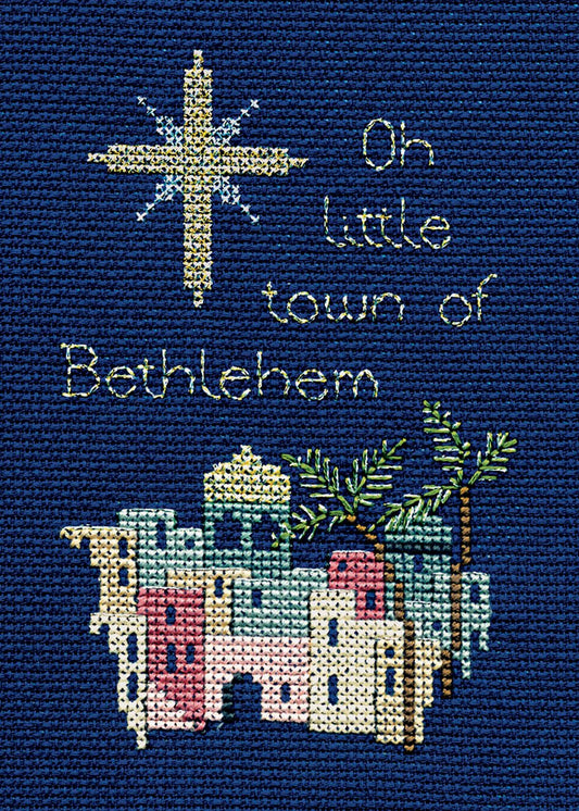 Bethlehem - Christmas Card - Derwentwater Designs Cross Stitch Kit DWCDX05