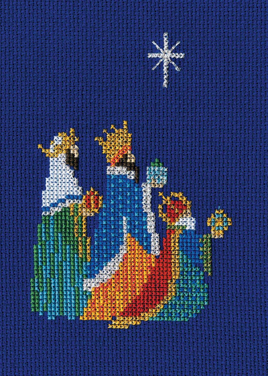 Three Kings - Christmas Card - Derwentwater Designs Cross Stitch Kit DWCDX12