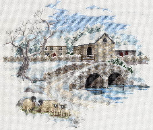 Countryside Winterbourne Farm - Derwentwater Designs Cross Stitch Kit DWCON06