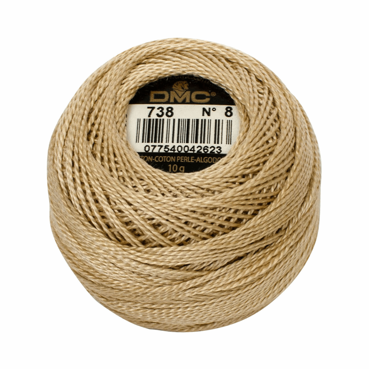 DMC Pearl Cotton Size 8 - 80m Ball - 0738