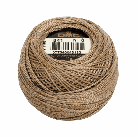 DMC Pearl Cotton Size 8 - 80m Ball - 0841