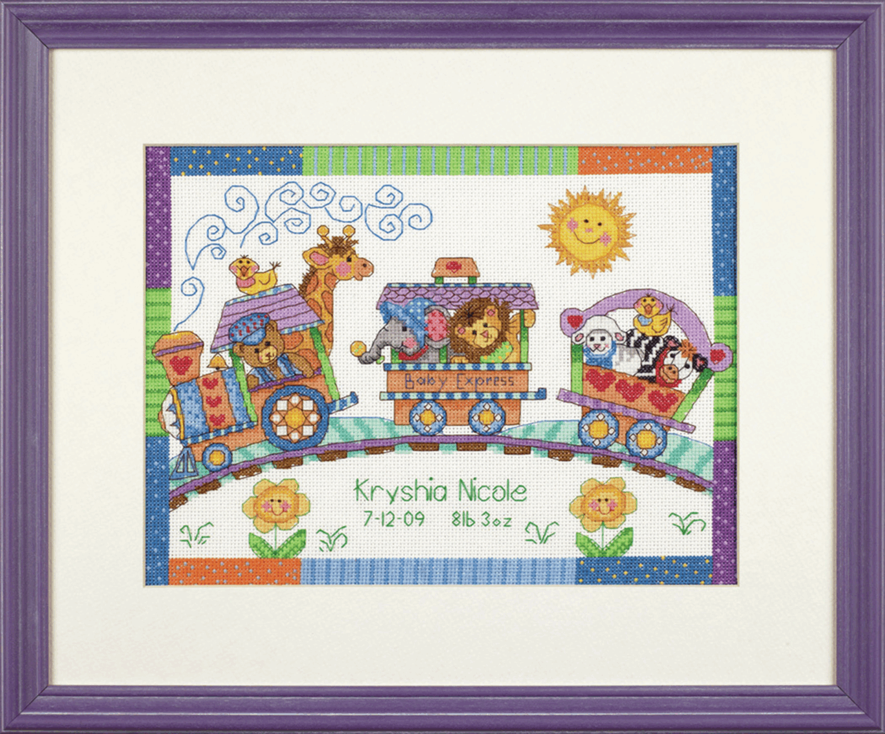 Baby Express Birth Record - Dimensions  Cross Stitch  D73428