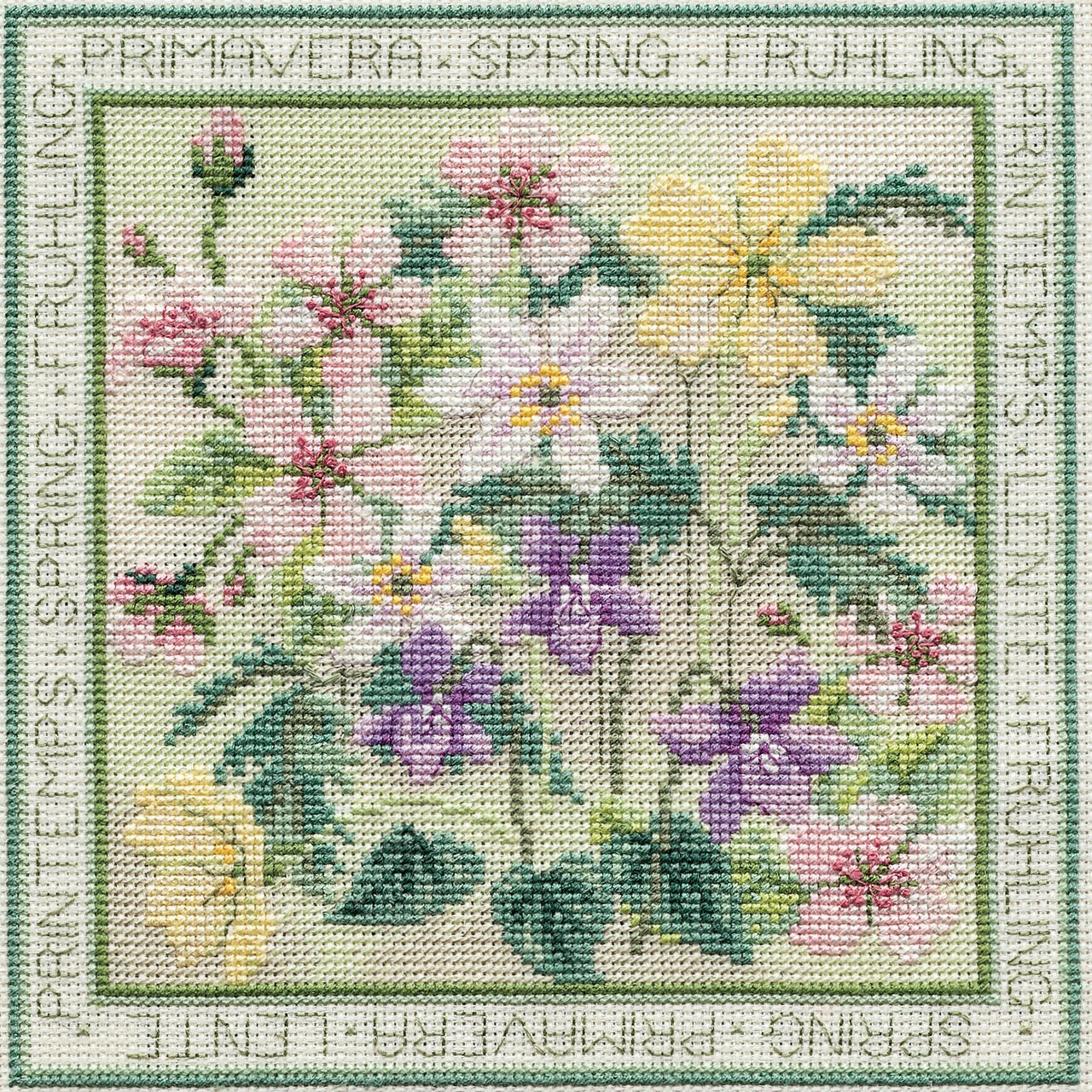 Four Seasons - Spring - Derwentwater Designs Cross Stitch Kit DWFS01