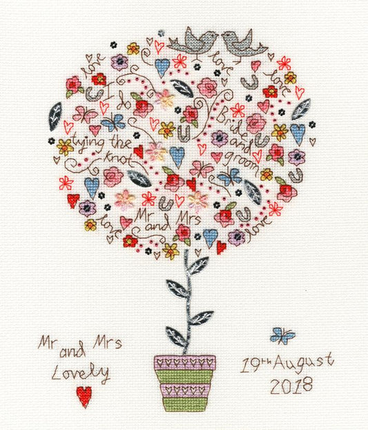 Love Vows- Bothy Threads Cross Stitch Kit XKA16