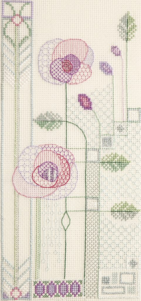 Mackintosh - Evening Rose - Derwentwater Designs Cross Stitch Kit  DWMKP8