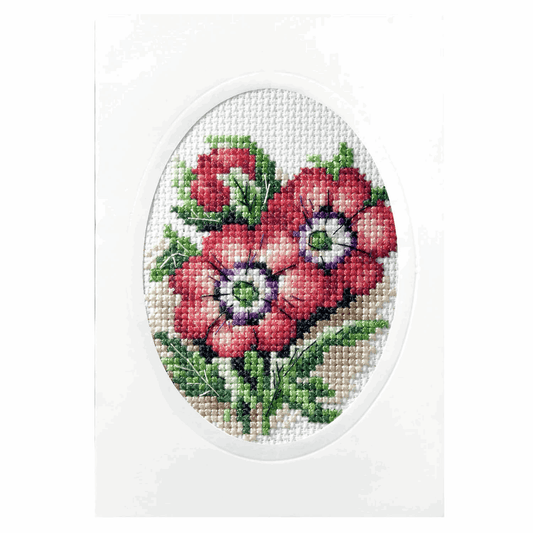 Anemones - Orchidea Cross Stitch Kit ORC.6160