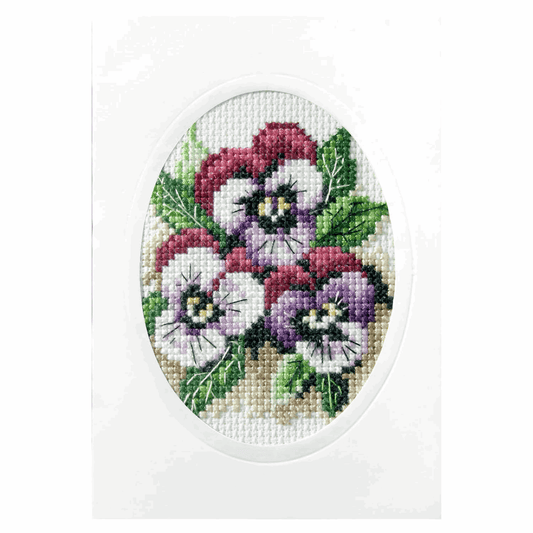 Pansies - Orchidea Cross Stitch Kit ORC.6161