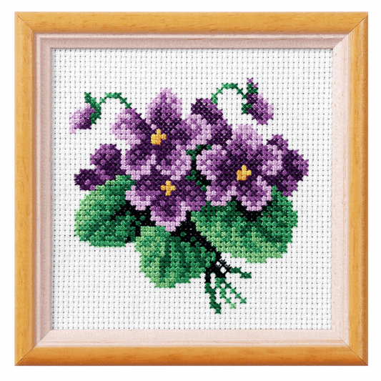 Viola- Orchidea Cross Stitch Kit ORC.7518