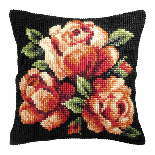 Red Roses - Orchidea Cushion Cross Stitch Kit ORC.9030