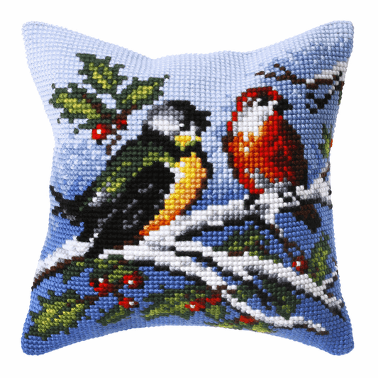 Birds - Orchidea Cushion Cross Stitch Kit ORC.9193